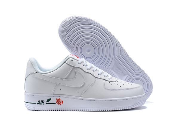Women's Air Force 1 Low Top White Shoes 0108